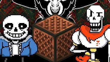 UNDERTALE Music but with Minecraft Noteblocks