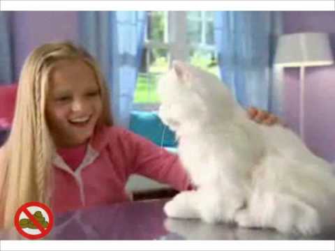 furreal white cat