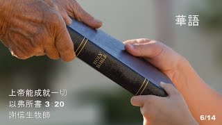 EFCLA 洛福教會 2020 0614 謝信生牧師【上帝能成就一切】主日 華語崇拜