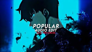 Popular - The Weeknd Playboi Carti Madonna Edit Audio