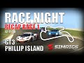 SIMRIGS.COM - GT3 RACE NIGHT - PHILLIP ISLAND RECAP - RACE 1