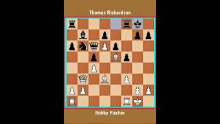 Bobby Fischer vs Thomas Richardson • Simul 58b Flint MI USA 1964