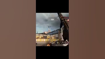 Insane Knife Trickshot In Call Of Duty Warzone | #shorts