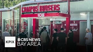 San Jose hamburger restaurant hands out free burgers for grand opening