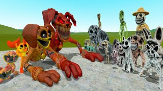 EVOLUTION OF NIGHTMARE DOGDAY POPPY PLAYTIME CHAPTER 3 VS ALL ZOONOMALY MONSTERS In Garry's Mod
