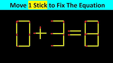 Improve IQ - Fix The Equation #matchstickpuzzle #simplylogical