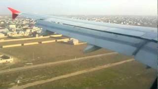 Azerbaijan Airlines Airbus 319 soft landing at Haydar Aliyev Airport (Baku, Azerbaijan) abc 005.mp4 screenshot 5