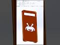 Silicone Phone Case 🔥 | 3D Design #shorts