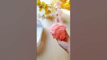 Thử làm slime mây cần nhiều nước mới thành công?