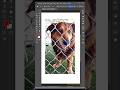 How to Remove Fence in Photoshop | Easy Photo Editing Trick #Shorts