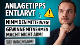 5 klug klingende Anlagetipps, die dich Geld kosten werden