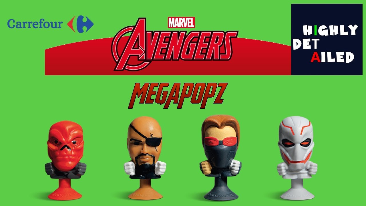 CARREFOUR AVENGERS MEGAPOPZ MINIFIGURES UNBOXING #3 RECENSIONE REVIEW (ITA)