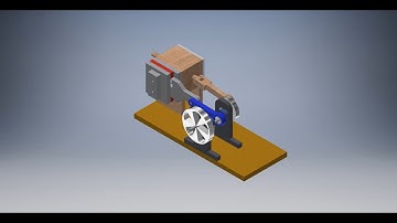 Simple reciprocating Engine CAD Model
