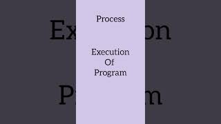 Process vs Program #programvsprocess #computerscience #learnwithmejeya #shorts