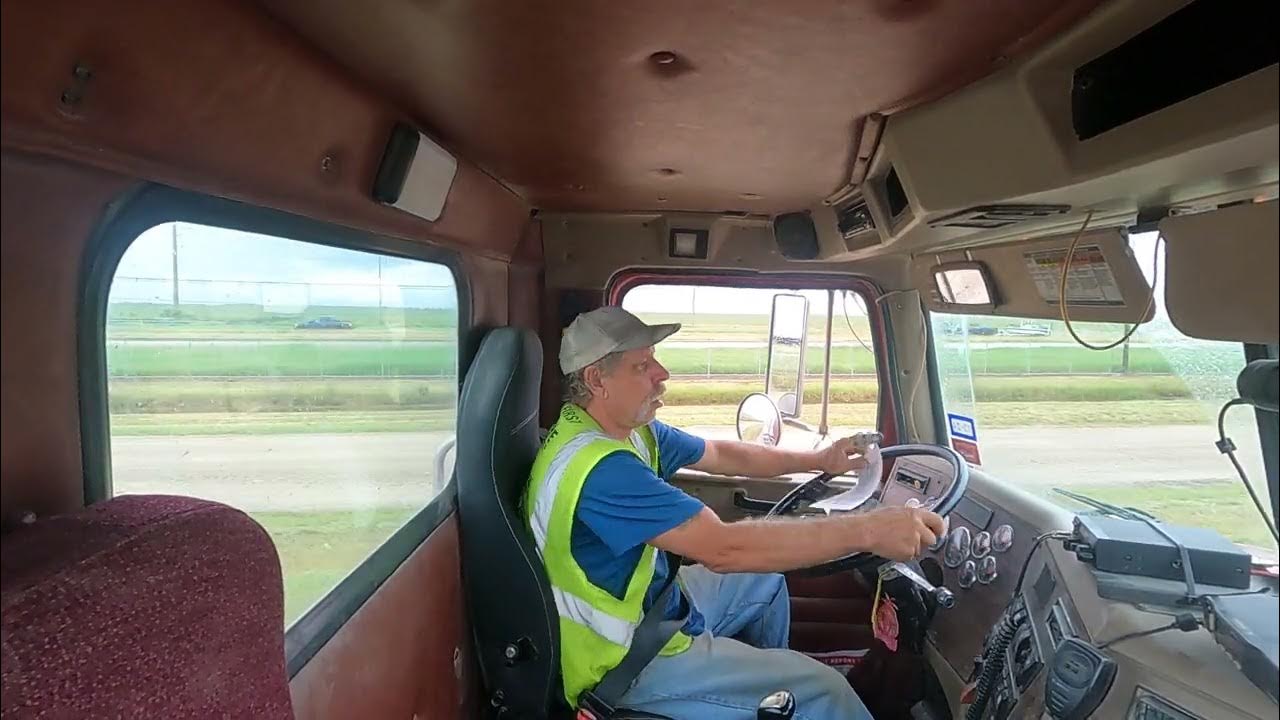 going to the gas plant and dropping a load of crushed concrete - YouTube