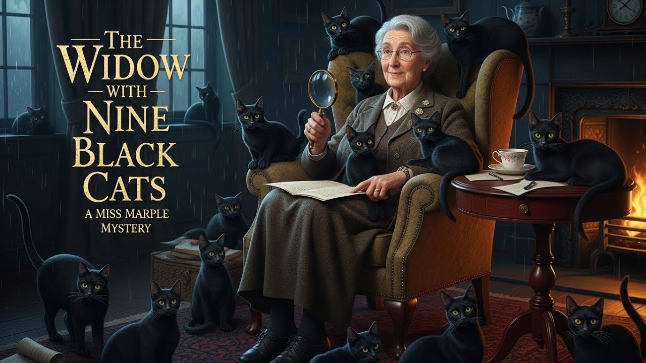 九匹の黒猫を飼う未亡人｜ミス・マープル・ミステリー