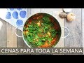 Menú semanal (Batch cooking) | Edición cenas de otoño