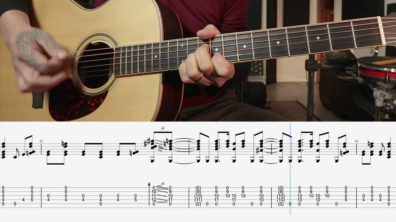 Led Zeppelin - The Rain Song | Playthrough with Tab