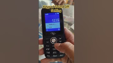itel keypad sound off setting