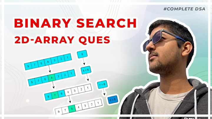 Binary Search in 2D Arrays