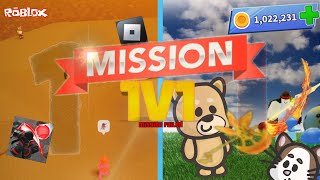 MISSION 1v1 with MANCAT🔥 |Roblox blade ball