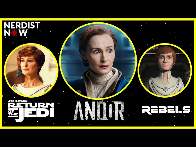 ANDOR: Mon Mothma’s Rebel History in Star Wars (Nerdist Now w/ Kyle Anderson)