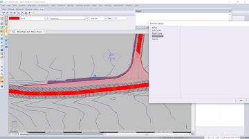 Civil Designer software FAQ - Road Strings Junctions - Taper lane - Editing edge vertical