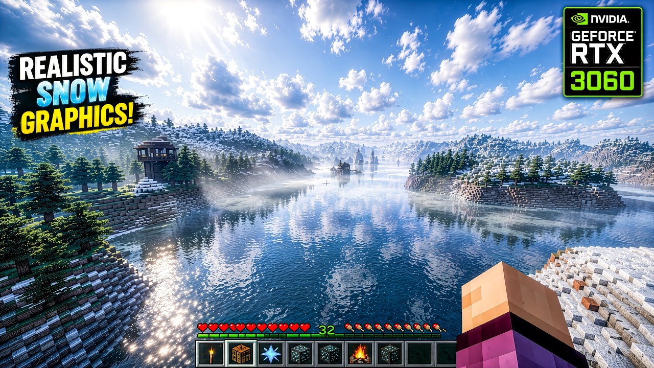 Minecraft Realistic Graphics on GTX 1070 😍 | Ultra Realistic Shaders ...