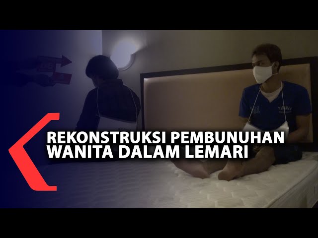 Rekonstruksi Pembunuhan Wanita Dalam Lemari, Pelaku Perankan 14 Adegan class=