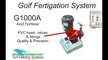 G1000A Acid Fertigation System features and layout