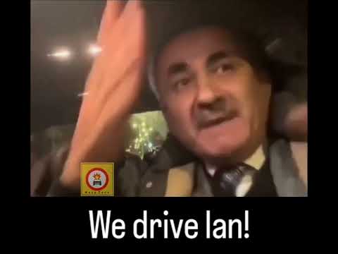 Turiste ingilizce kizan, kufreden Turk taksici 😄