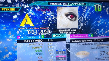 (DDR A20+) 19#2 EGOISM 440 (CSP-19) 801,890!!!