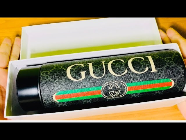 GUCCI Digital Thermos Water Bottle - YouTube