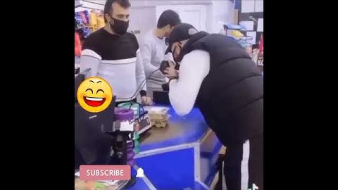 man hiding his credit card in mask😂🤣🤣🤣🤣🤣then this happened 🤣🤣