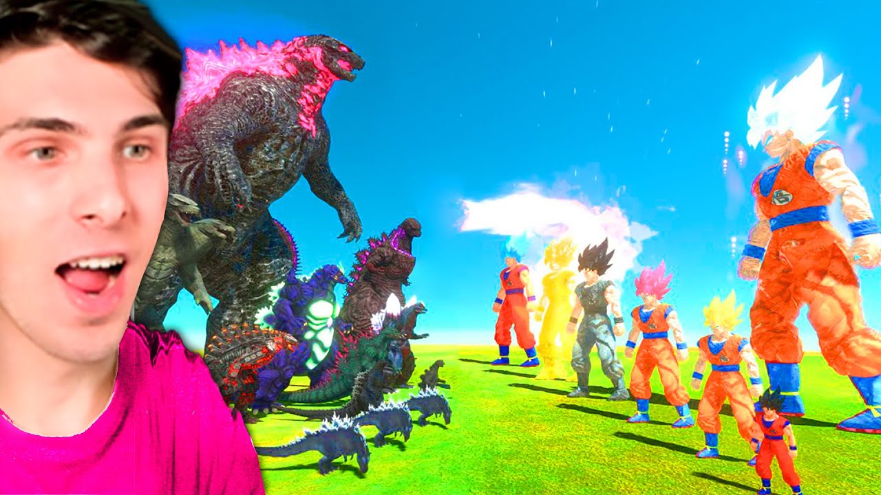 THERMO GODZILLA EVOLUCION VS GOKU EVOLUCION NIVEL DE PODER (ARBS)