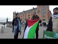 Митинг в Стокгольме 2023 .10 .22  . (В поддержку палестинских террористов)