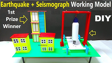 Earthquake Simulation & Seismograph Working Model | Best Science Project 2025! | HowToFunda