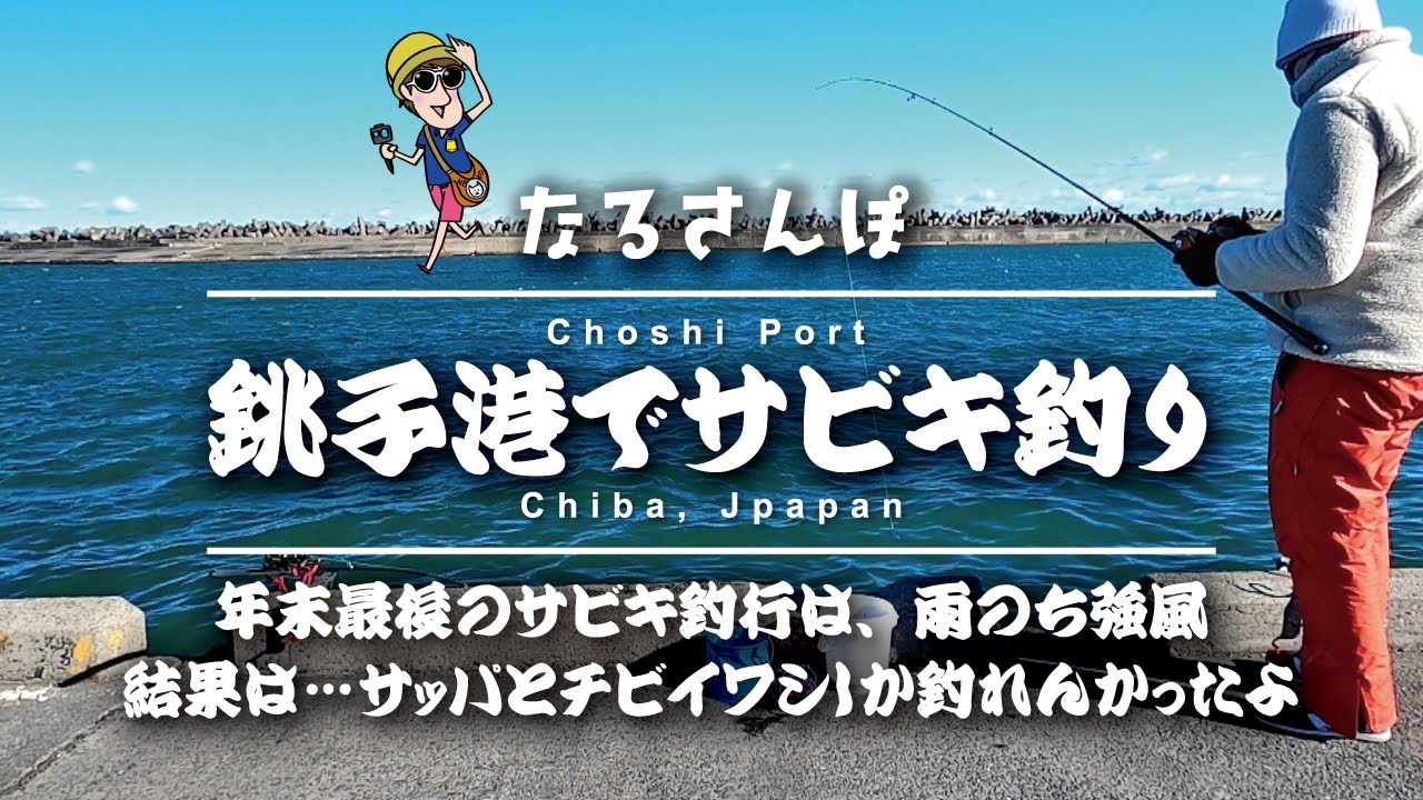 銚子港でサビキ釣り 年末最後のサビキ釣行は雨のち強風 サッパとちびイワシで終了です Youtube
