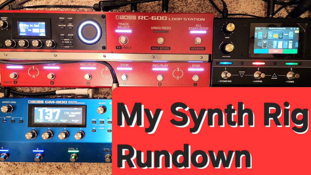 Boss GM-800, Headrush Flex Prime & Boss RC-600 Rig Rundown - YouTube