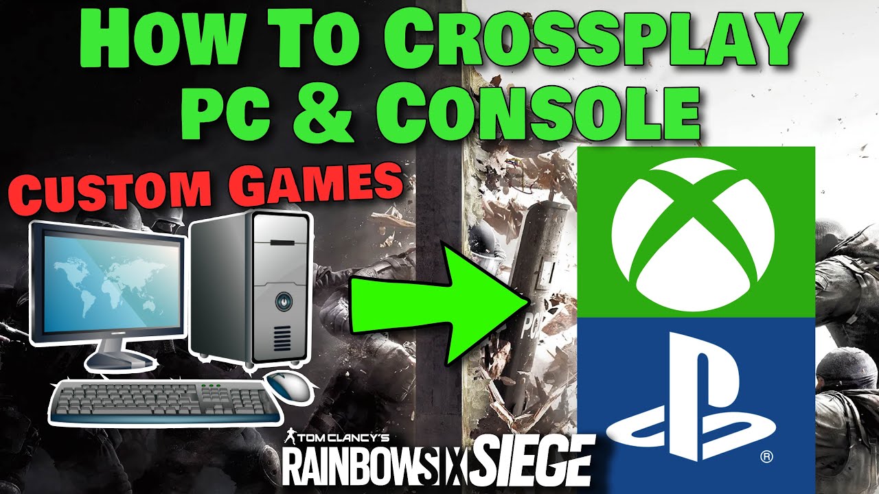 R6 Crossplay Tutorial (PC & Console) Siege YouTube