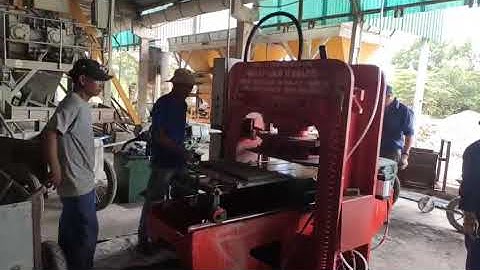 TZ01 - Máy ép gạch Terrazzo, gạch vỉa hè, gạch sân vườn tịnh tiến 2 đầu Hồ Hoàn Cầu 0983001038
