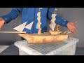 水に浮かぶダンボールの船Dr.STONE/Motorized sailboat PERSEUS cardboard DIY