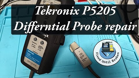 Repair: Tektronix P5205 100MHz High Voltage Differential Probe