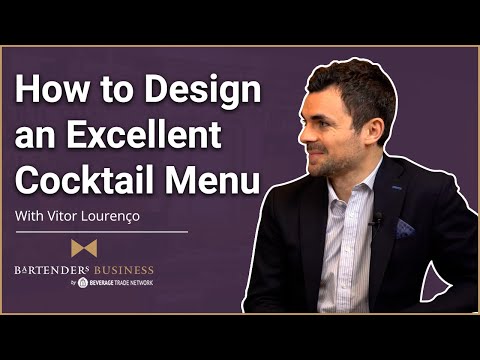 How To Design An Excellent Cocktail Menu: Vitor Lourenço