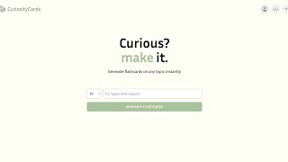Curiosity Cards App Documentation screenshot 4