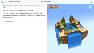 #6 Swift Playgrounds - Learn to Code 1 - For Loops - Four Stash Sweep