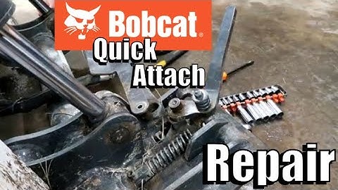 Bobcat T650 Quick Attach Lever Repair