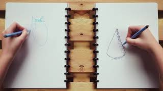 Esquoia Whiteboard Notebooks