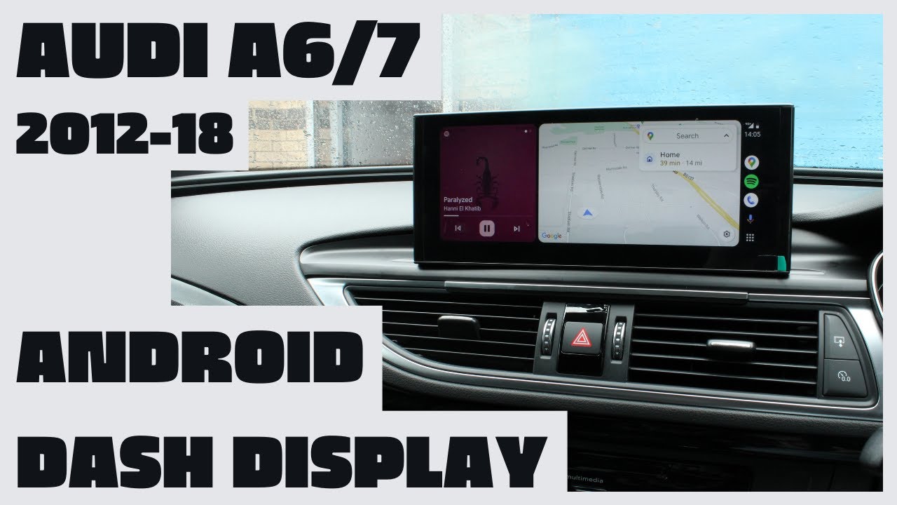 Audi Q5 Screen Upgrade Android Radio Head Unit Touch Screen - DVDGPSNav