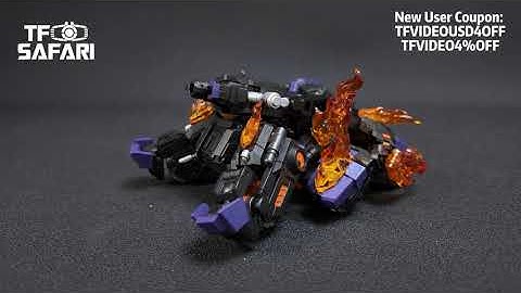 Quick Transformation Video for IRON FACTORY IF EX-72 CHAOS BLAZE#transformers #transformerstoys